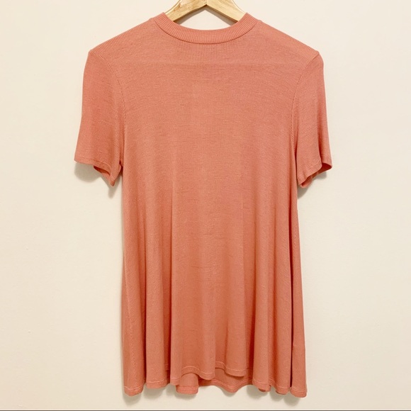 NEW Nordstrom Ten Sixty Sherman Dusty Pink Basic Top Medium - Picture 1 of 4